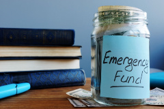 tip jar with emergency fund